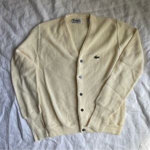 VINTAGE 70’s IZOD X LACOSTE GOLF CARDIGAN